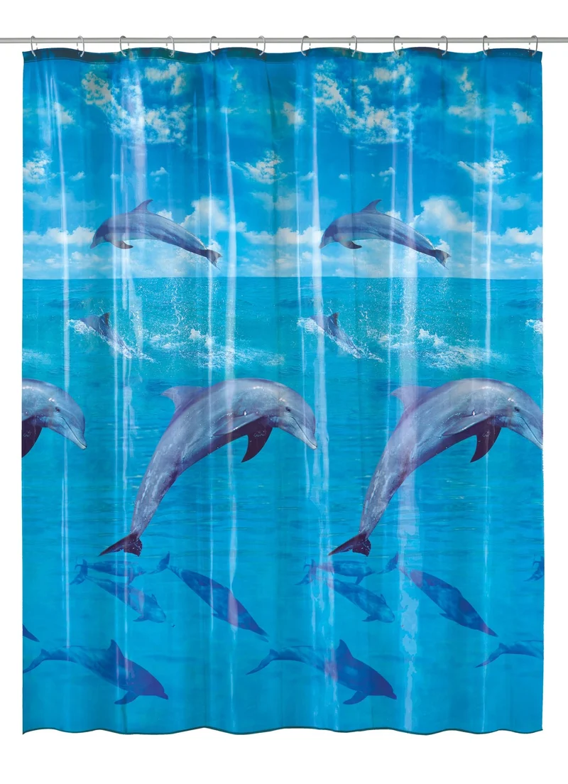Duschvorhang PEVA DOLPHIN Multicolor 180 x 200 cm