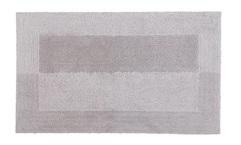 Badteppich HAVANNA Silbergrau 60 x 100 cm