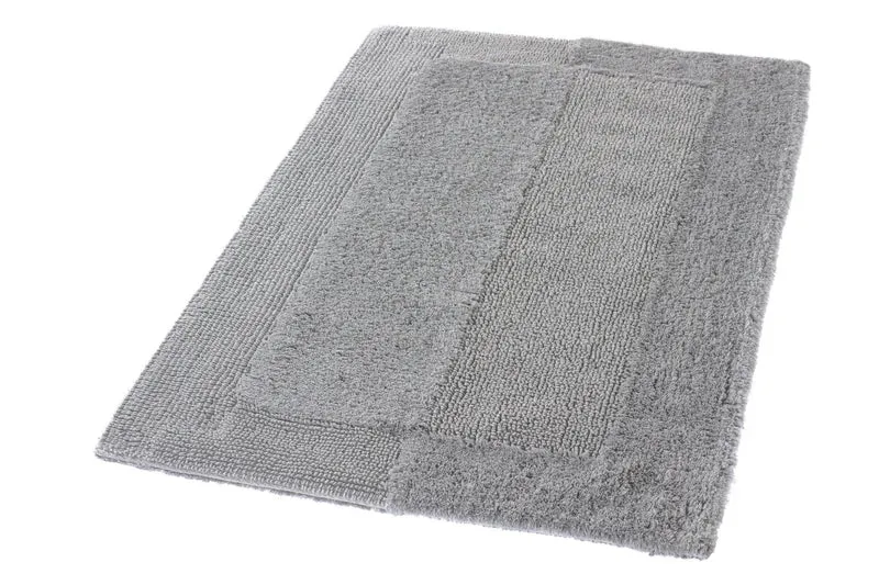 Badteppich HAVANNA Silbergrau 85 x 150 cm