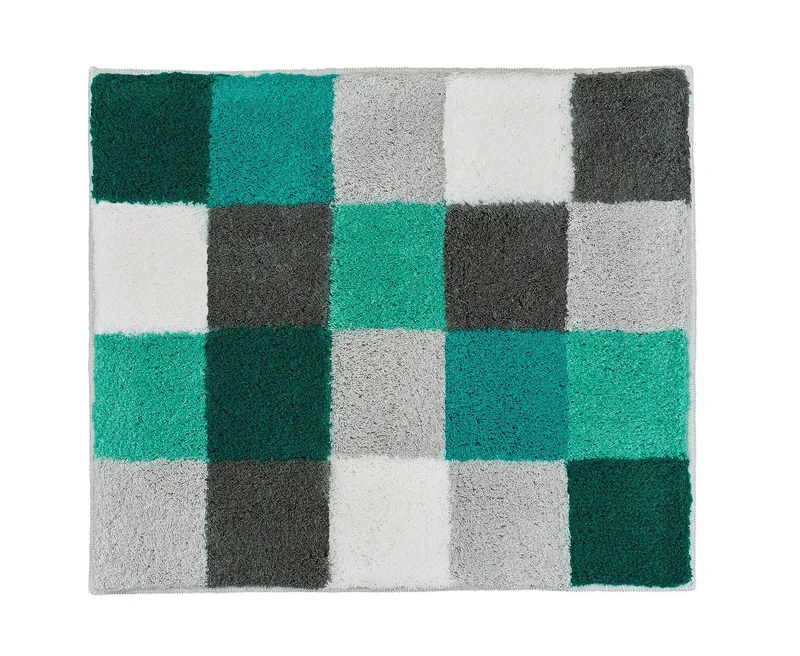 Badteppich CARO Petrol 55 x 65 cm