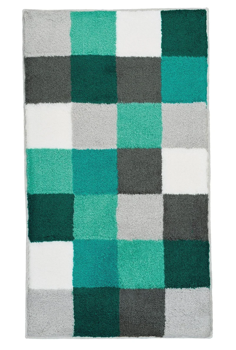 Badteppich CARO Petrol 60 x 105 cm