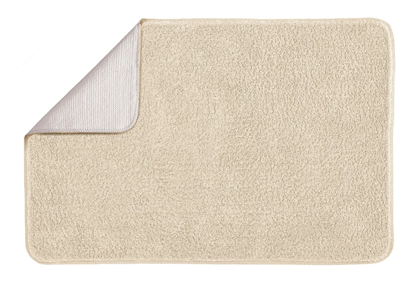 Badteppich RICCO Sandbeige 60 x 90 cm