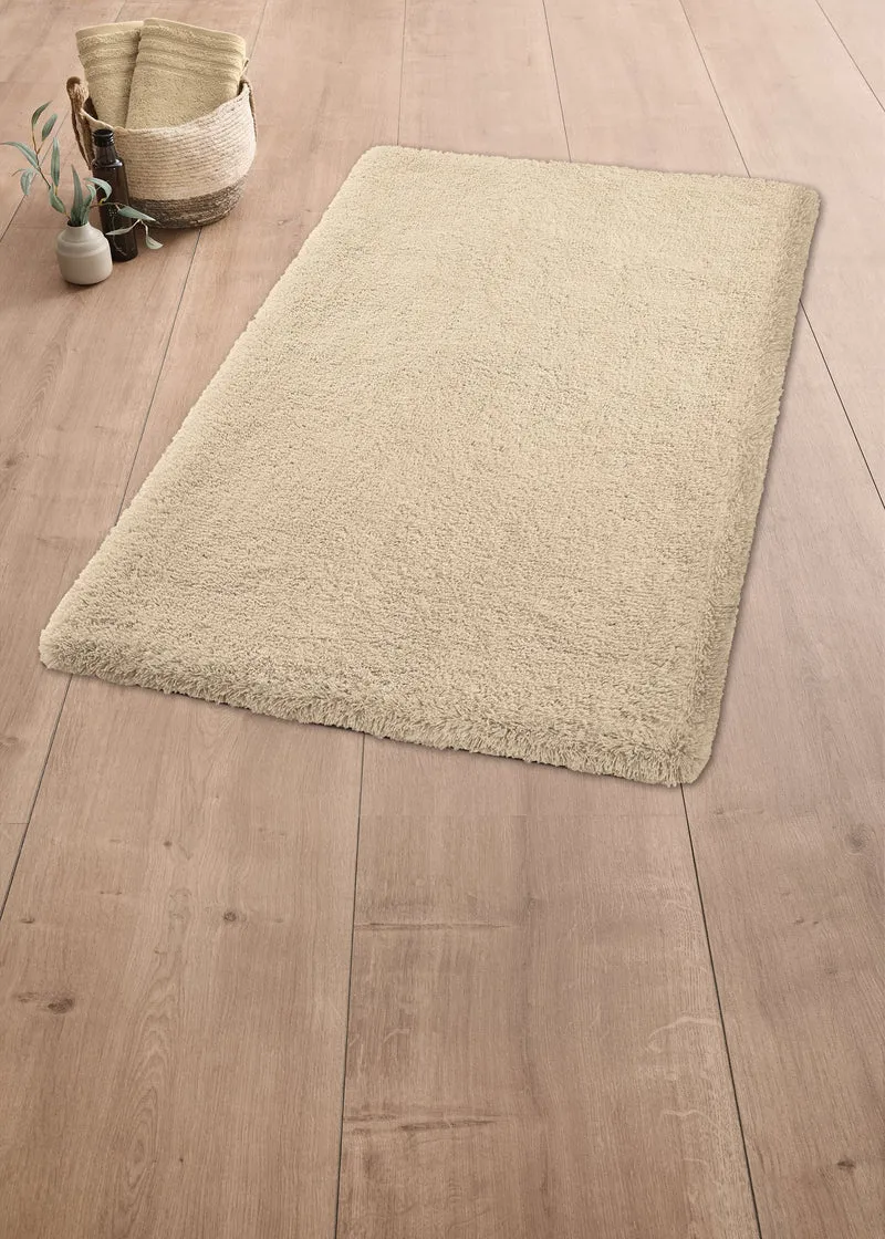 Badteppich RICCO Sandbeige 60 x 90 cm