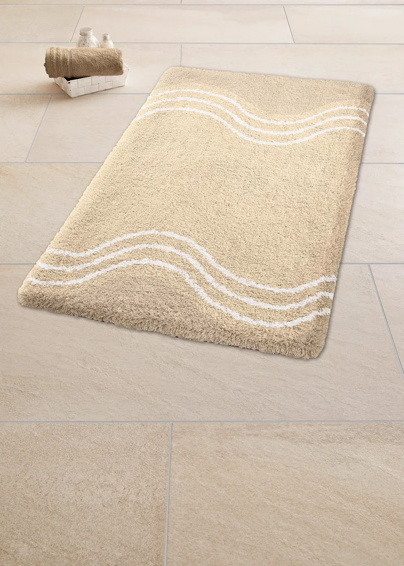 Badteppich MOVE Sandbeige 60 x 90 cm