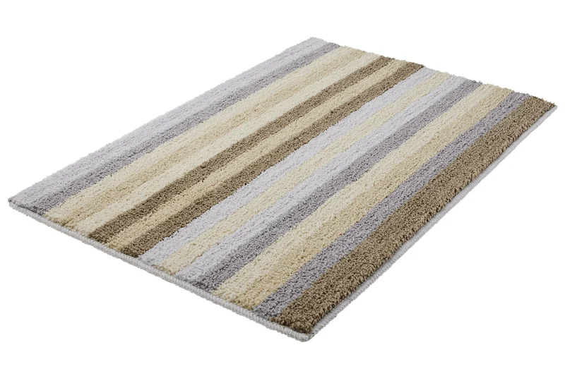 Badteppich LAGO Taupe 60 x 90 cm