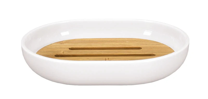 Seifenschale TIMBER Weiß
