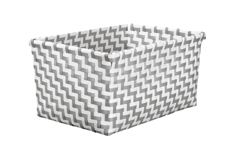 Aufbewahrungsbox DOUBLE BOX Platinfarben L