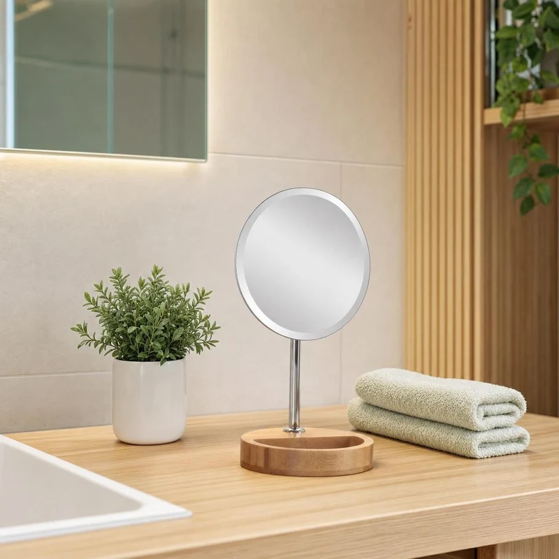 Kosmetikspiegel TIMBER MIRROR Natur