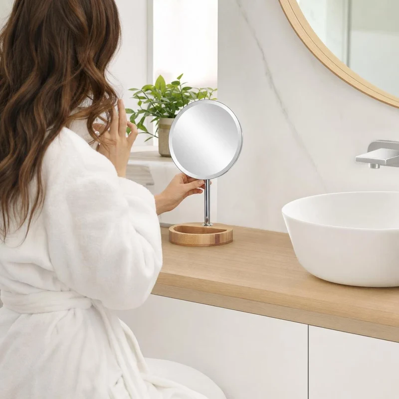 Kosmetikspiegel TIMBER MIRROR Natur