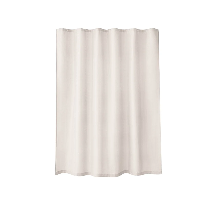 Duschvorhang Textil GRIGLIA Ecru 180 x 200 cm
