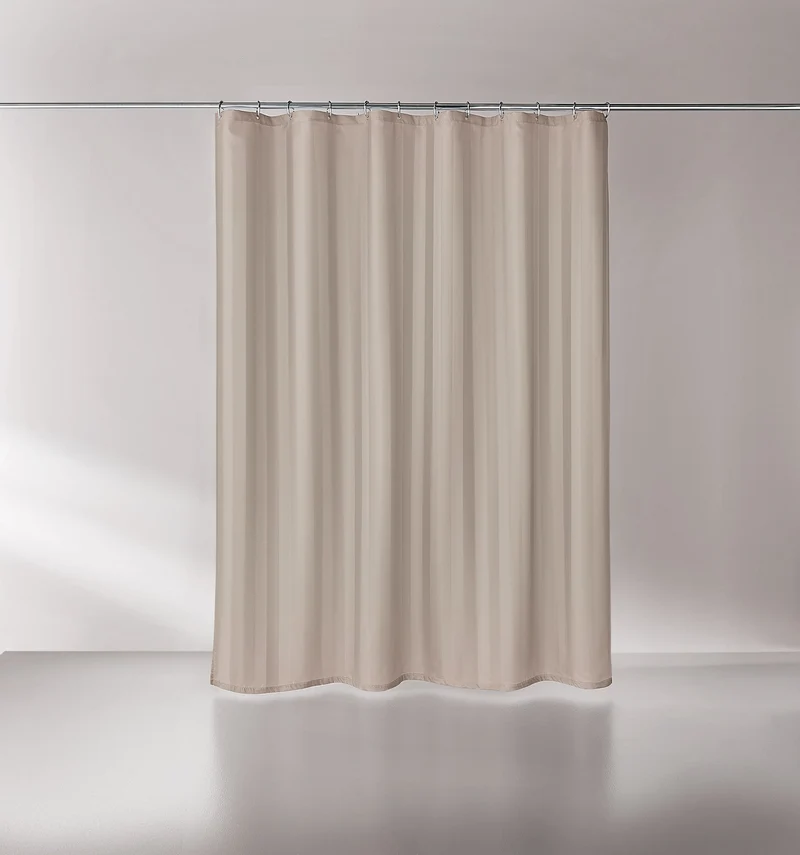 Duschvorhang Textil STRIPIA Seidenfarben 180 x 200 cm