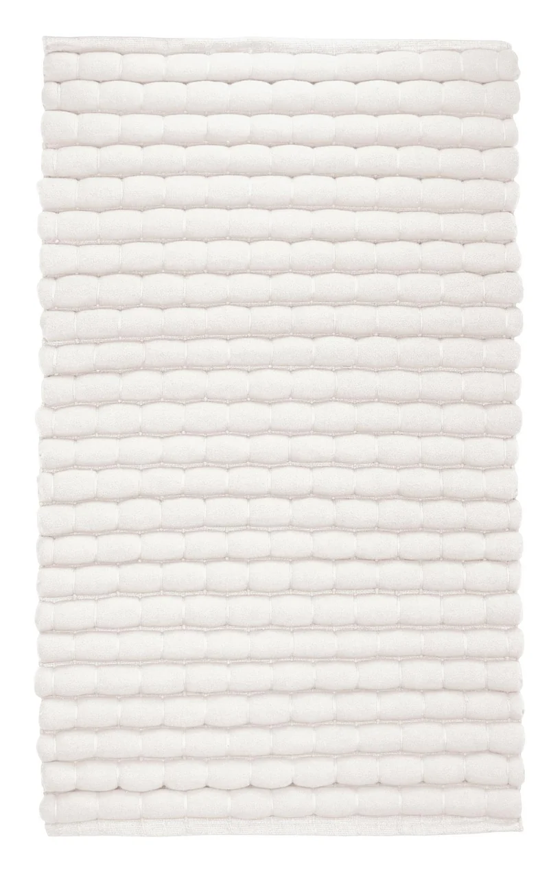 Badteppich AVERA Polarweiß 60 x 100 cm