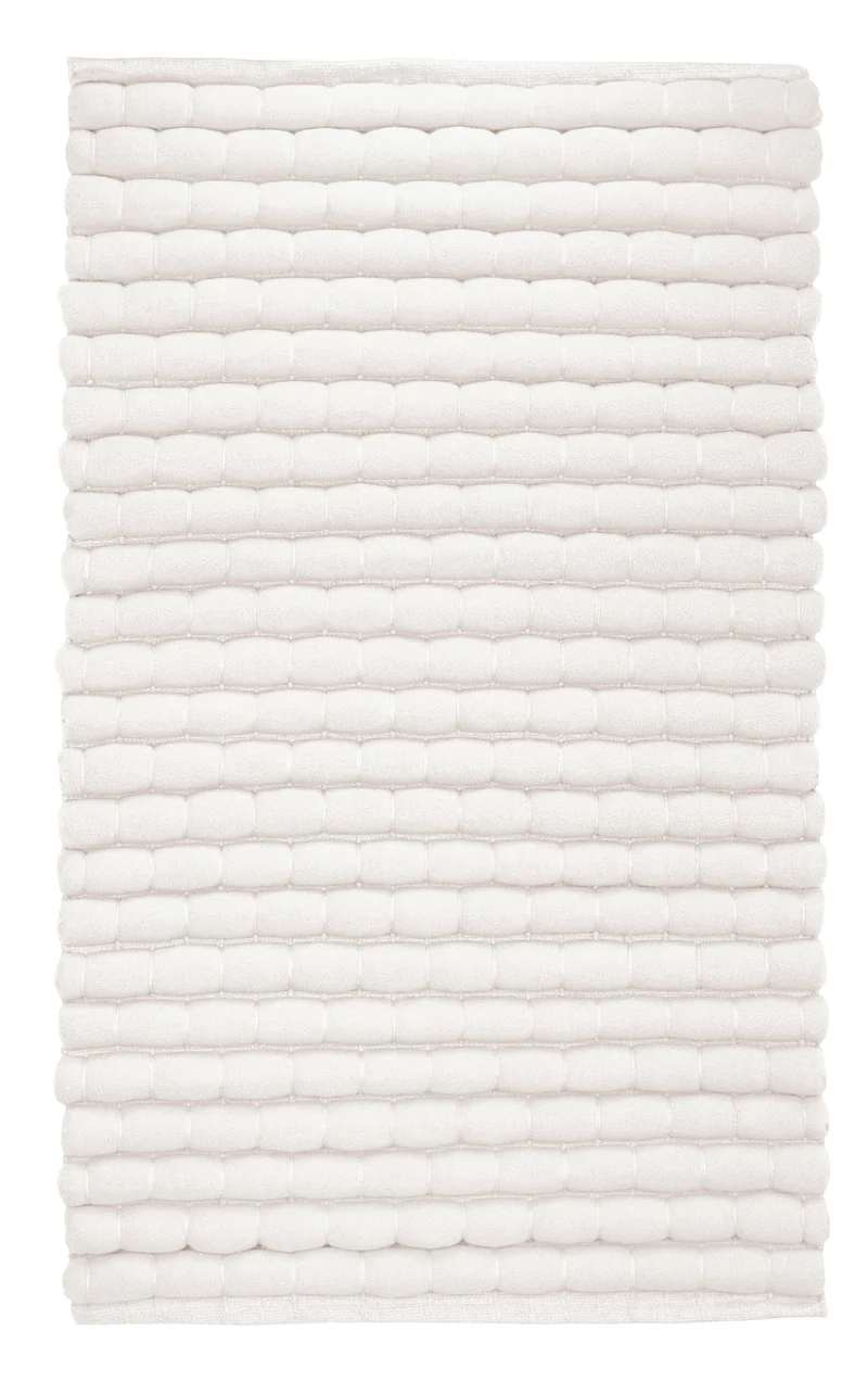 Badteppich AVERA Polarweiß 60 x 60 cm