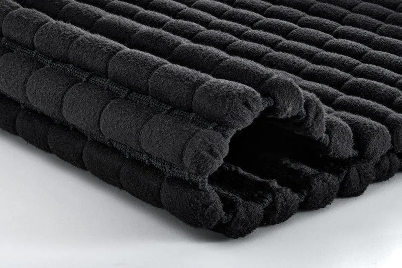 Badteppich AVERA Schwarz 60 x 100 cm