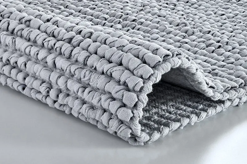 Badteppich BRAVA Silbergrau 70 x 120 cm