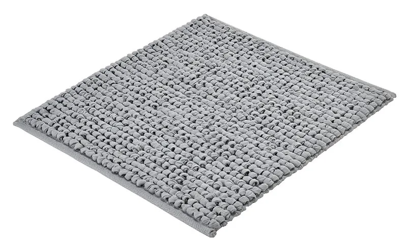 Badteppich BRAVA Silbergrau 60 x 60 cm