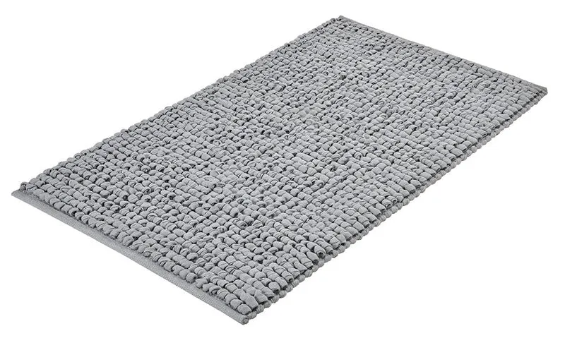 Badteppich BRAVA Silbergrau 60 x 100 cm