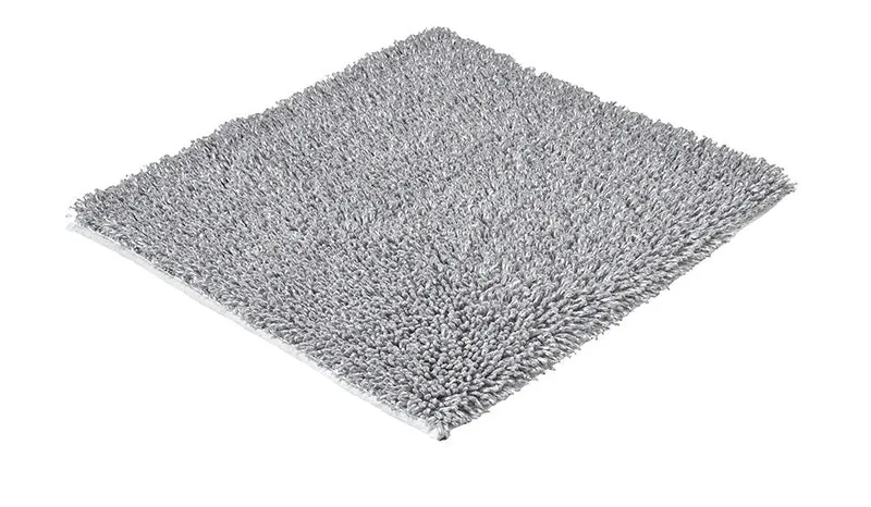 Badteppich DANA Silbergrau 60 x 60 cm