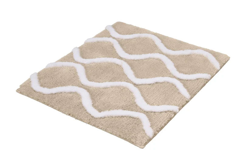 Badteppich PIANA Sandbeige 55 x 65 cm