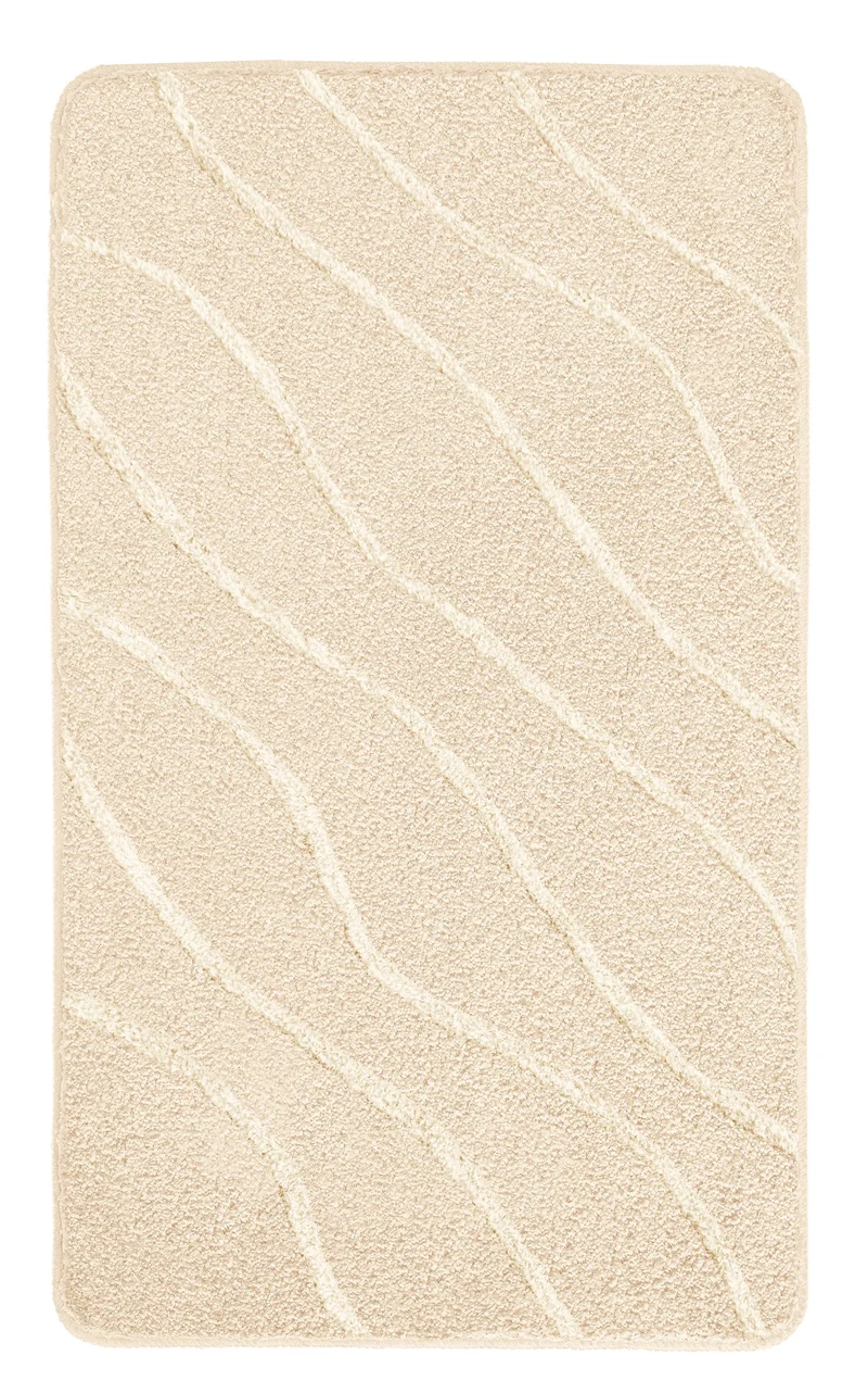 WC-Vorleger TRAM Caramel 55 x 55 cm mit Ausschnitt