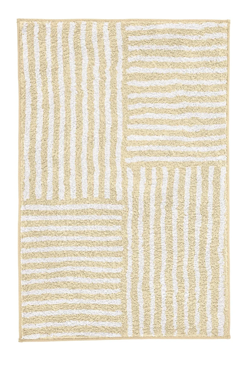 Badteppich CHELSEA Sandbeige 60 x 90 cm