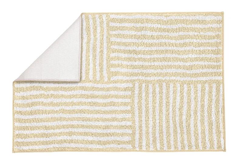 Badteppich CHELSEA Sandbeige 60 x 90 cm
