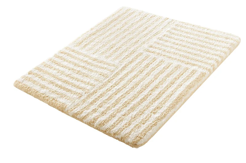 Badteppich CHELSEA Sandbeige 60 x 90 cm