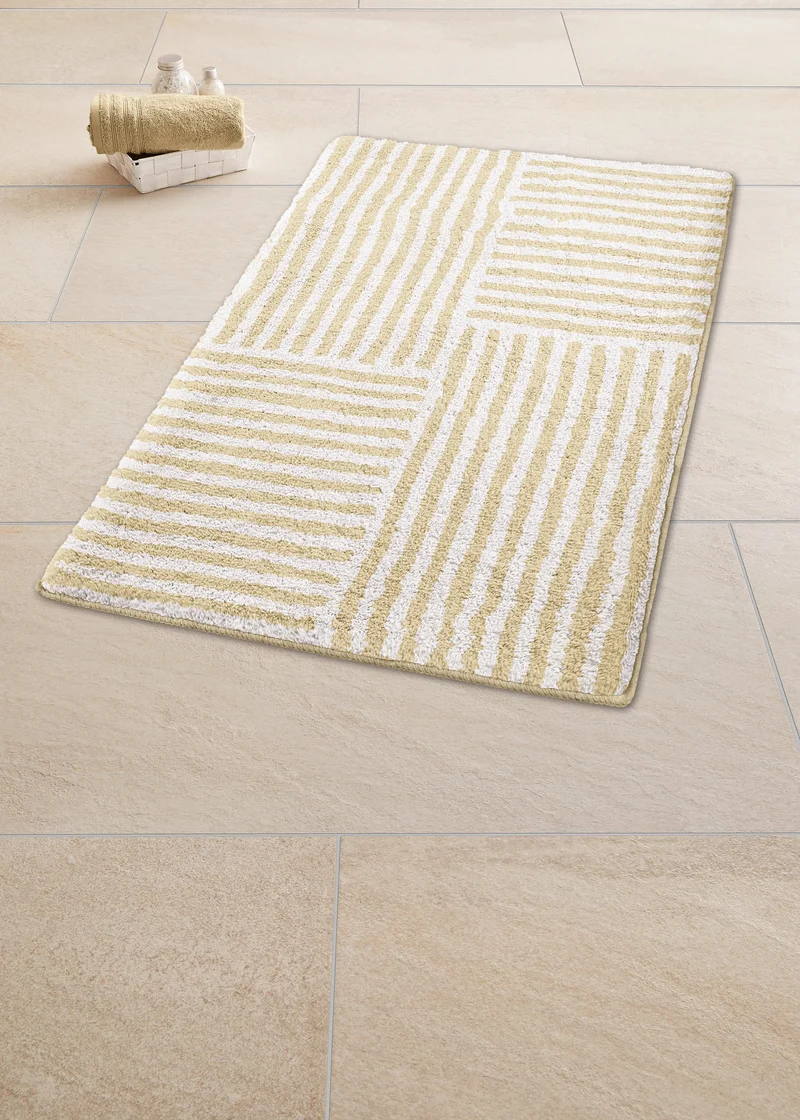Badteppich CHELSEA Sandbeige 60 x 90 cm