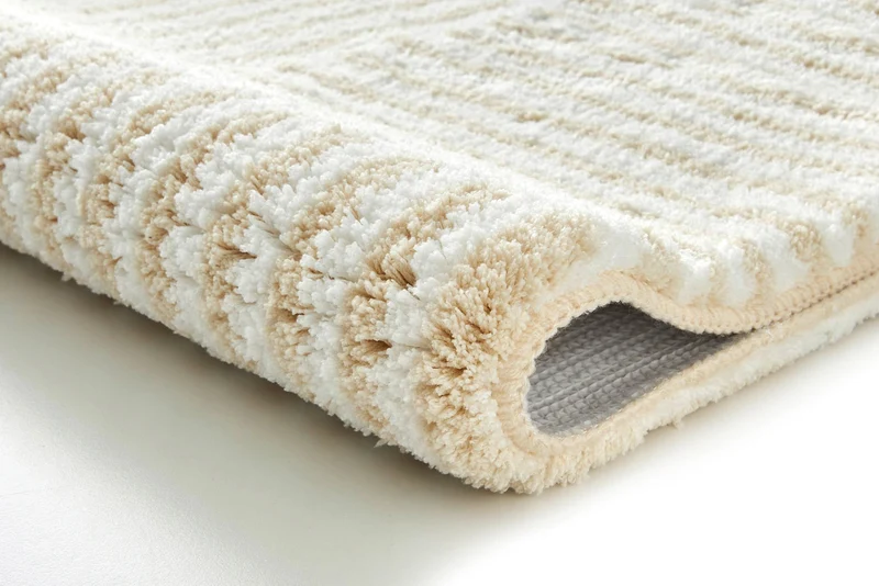 Badteppich CHELSEA Sandbeige 80 x 140 cm