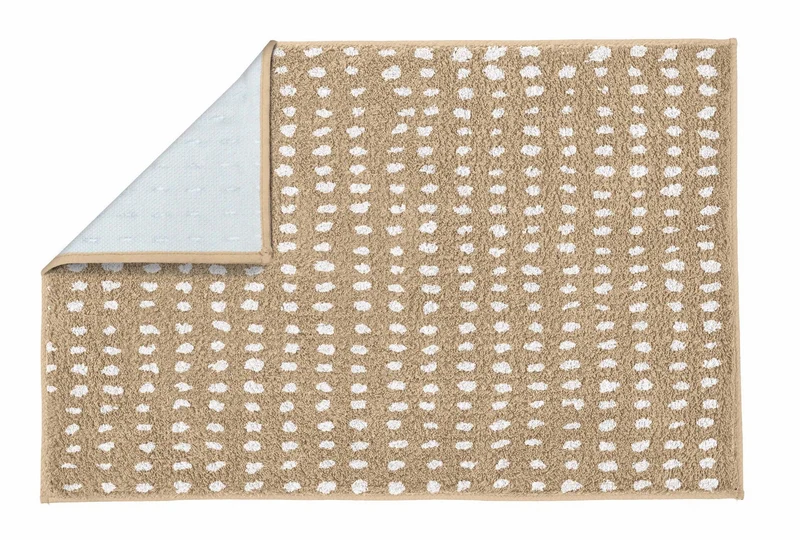 Badteppich DOTTINO Macadamia 60 x 90 cm