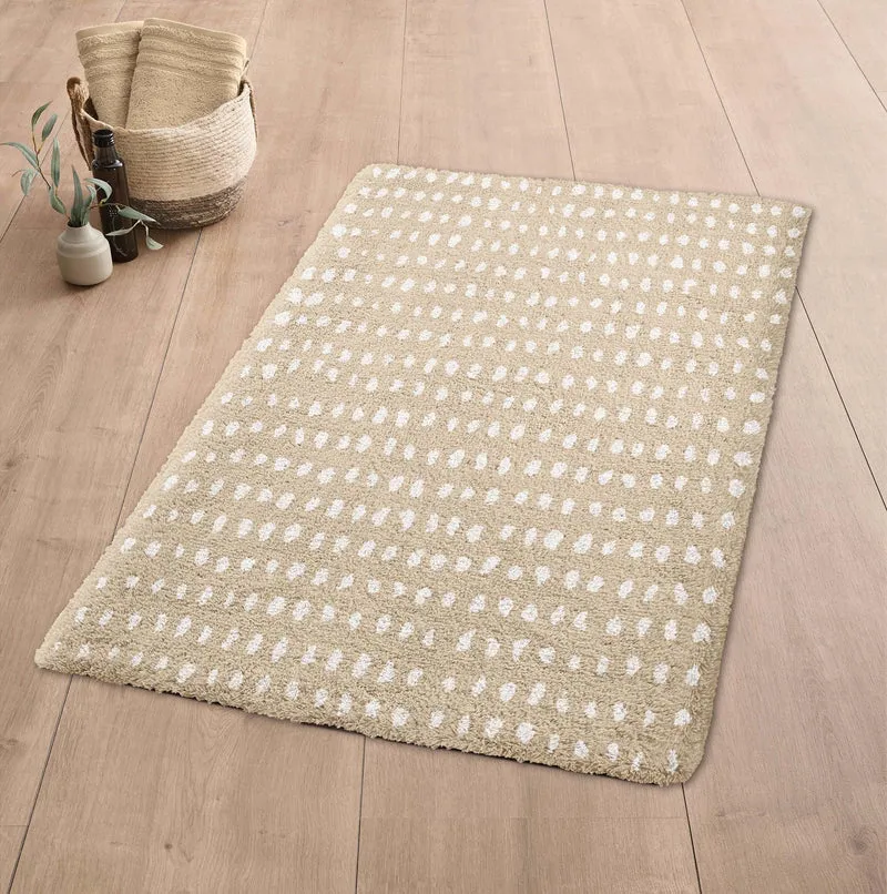 Badteppich DOTTINO Macadamia 60 x 90 cm