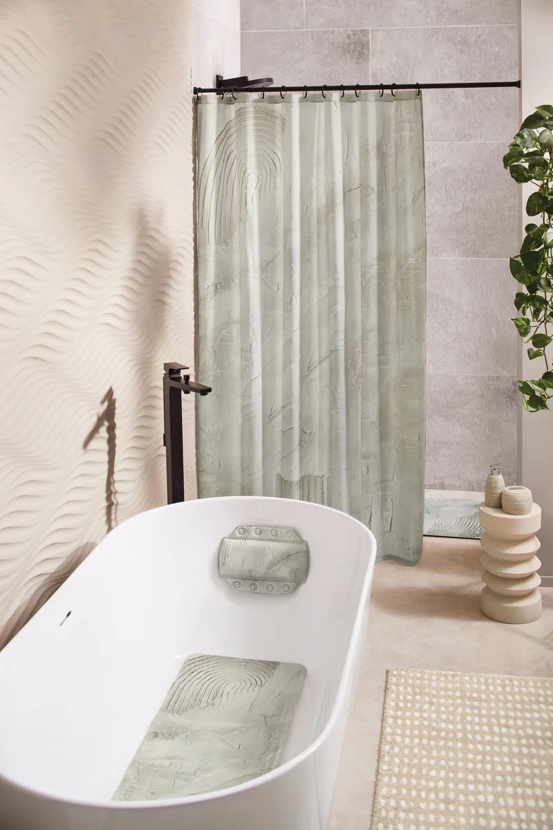 Badteppich DOTTINO Macadamia 60 x 90 cm