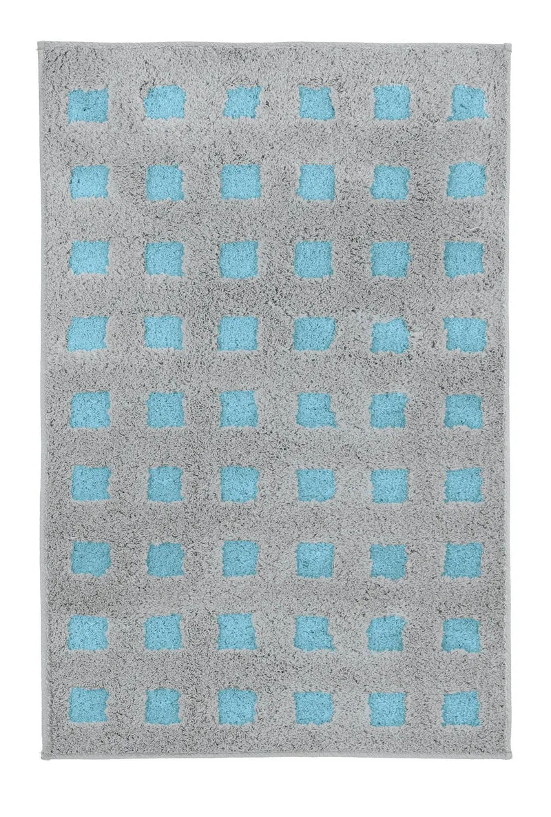 Badteppich BOXES Opal 60 x 90 cm