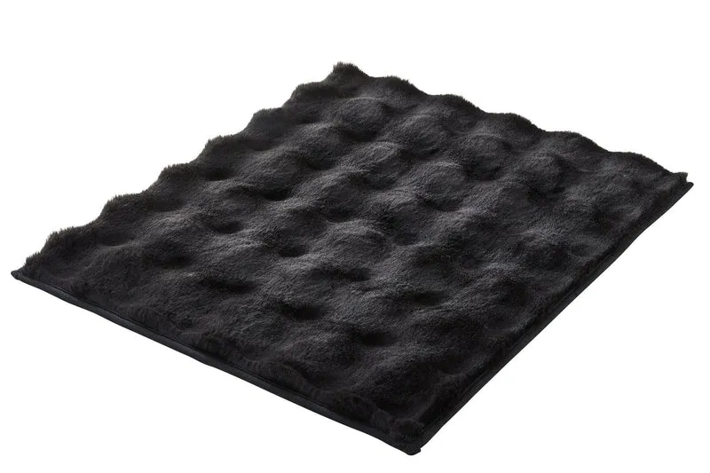 Badteppich CLOUD Schwarz 50 x 60 cm