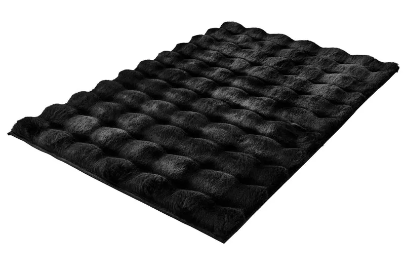 Badteppich CLOUD Schwarz 70 x 120 cm