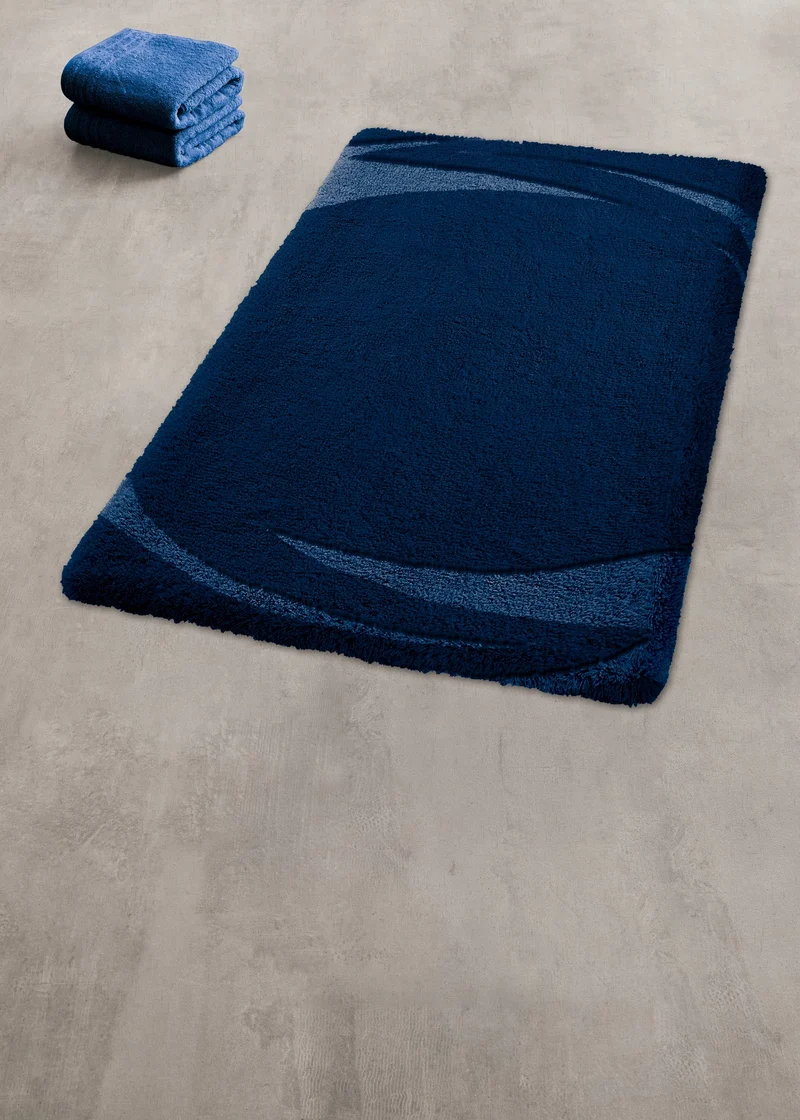 Badteppich MYSTIC Navy 70 x 120 cm