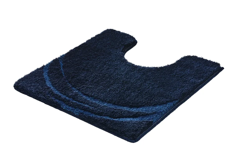 WC-Vorleger MYSTIC Navy 55 x 55 cm mit Ausschnitt