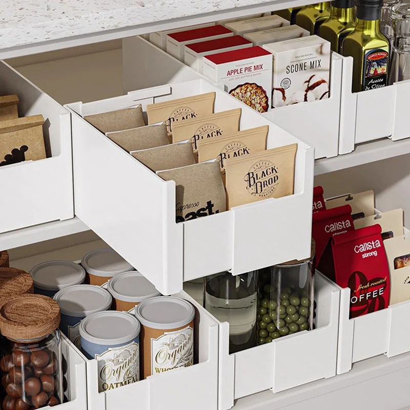 Wall-mounted storage box with compartments