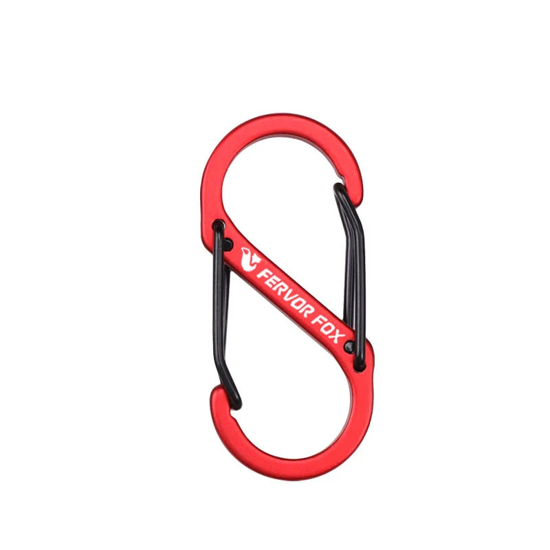 Safety carabiner made of carbon steel