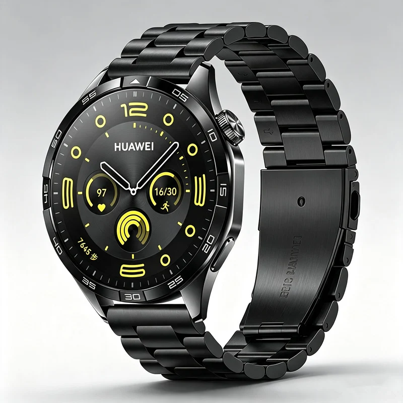 Black Luxury Bracelet for UltradThin Smartwatch