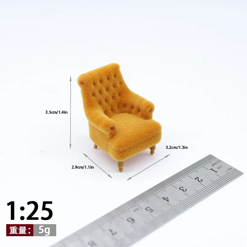 Miniature Armchair, Dollhouse Furniture