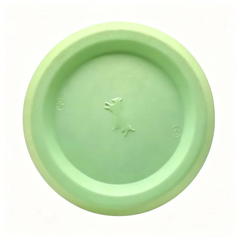 Rubber play ball for dogs with tail