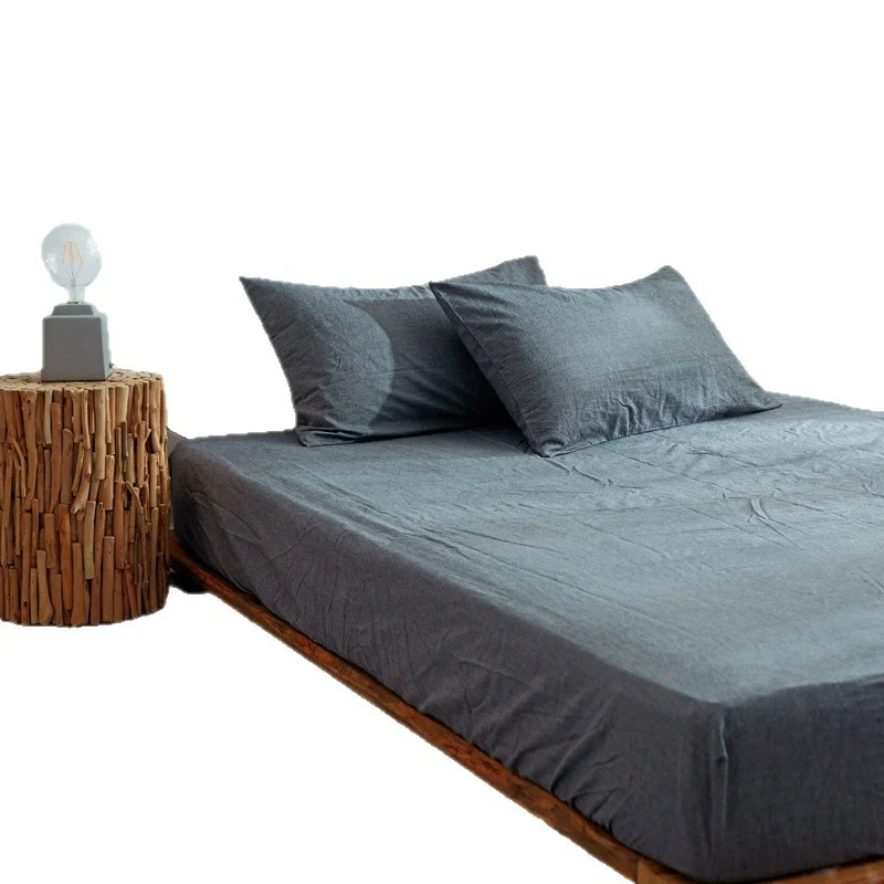 Cotton fitted sheet, 1.8 m bed