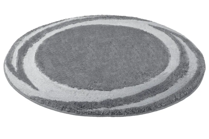 Badteppich MYSTIC Anthrazit 100 cm rund