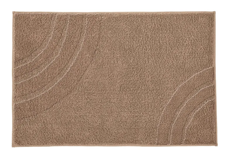 Badteppich SATURN Taupe 60 x 100 cm
