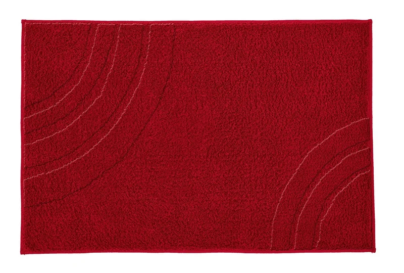 Badteppich SATURN Granat 70 x 120 cm