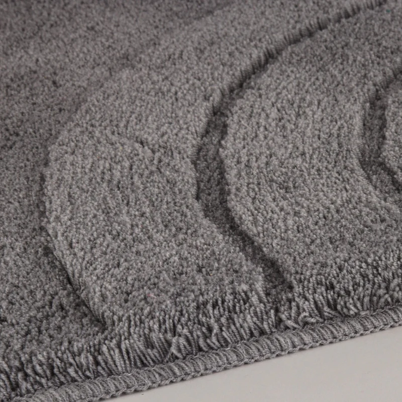 Badteppich SATURN Anthrazit 60 x 100 cm