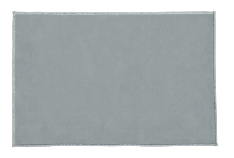 Badteppich VELVET Platinfarben 70 x 120 cm