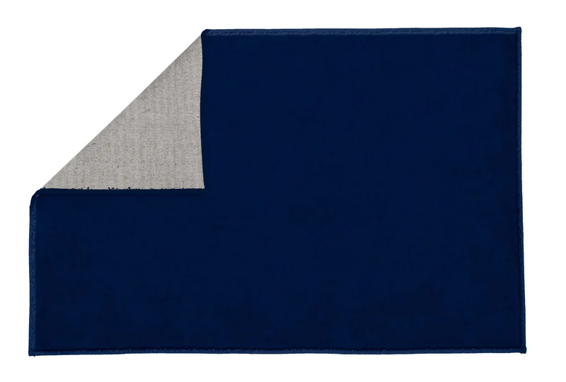 Badteppich VELVET Navy 60 x 90 cm