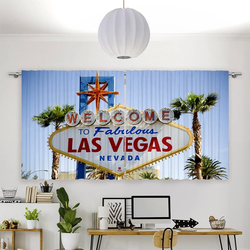 Vorhang Motiv "Las Vegas"